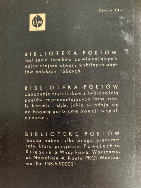 31 tomików Biblioteka Poetów EXLIBRIS lata 70-te XX wieku