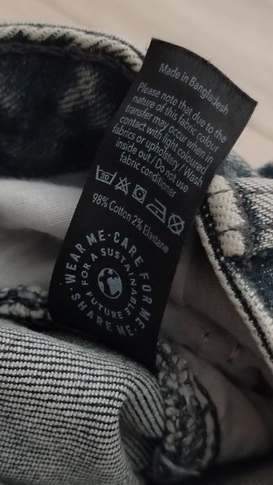 Spodnie jeansowe straight damskie