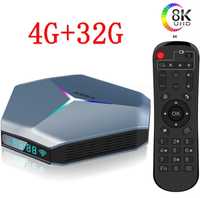 Smart TV Box 4/32GB  8K 4K HD WiFi5 BT LAN100M