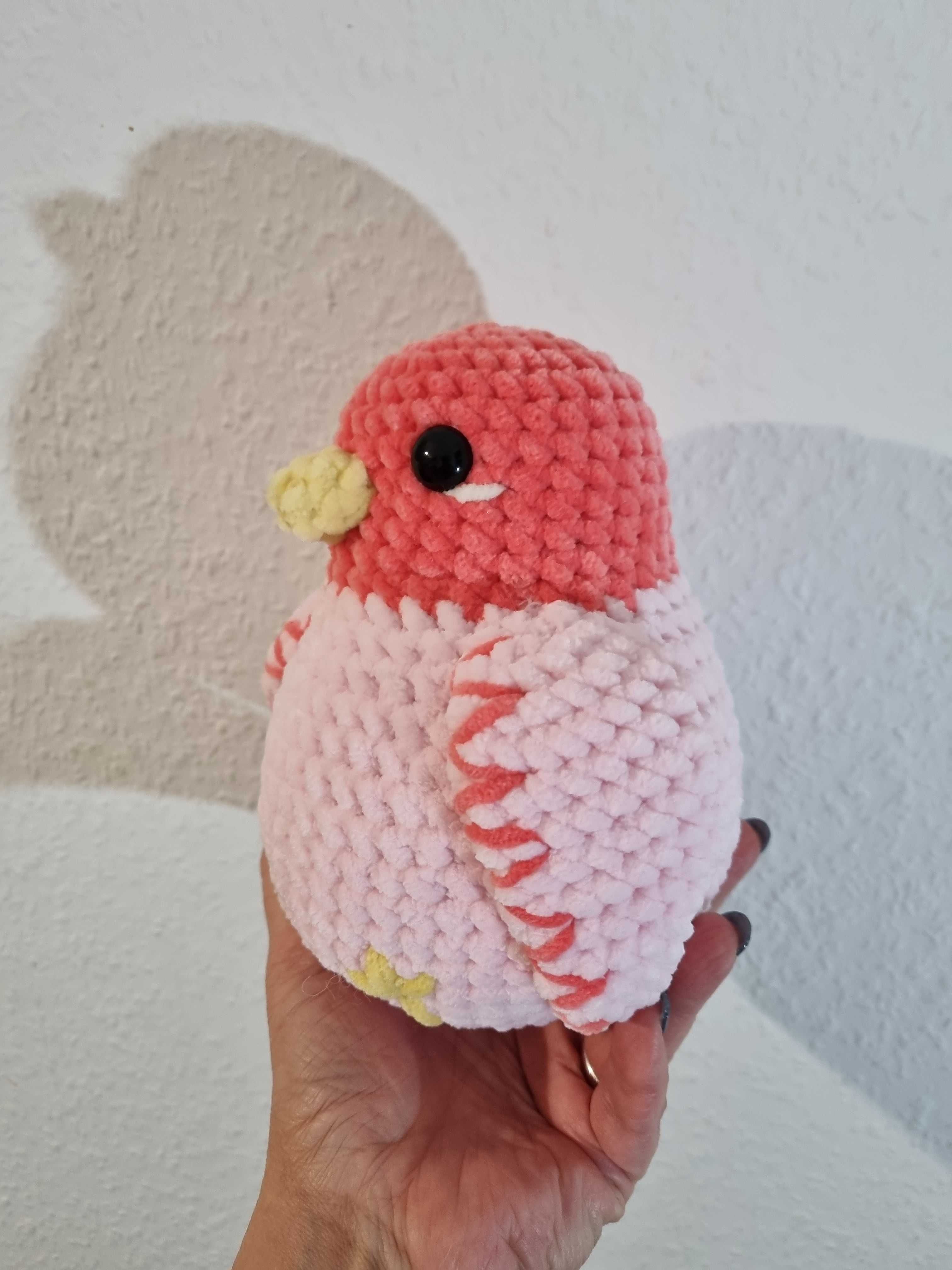 Gołąbek na szydełku,przytulanka,handmade