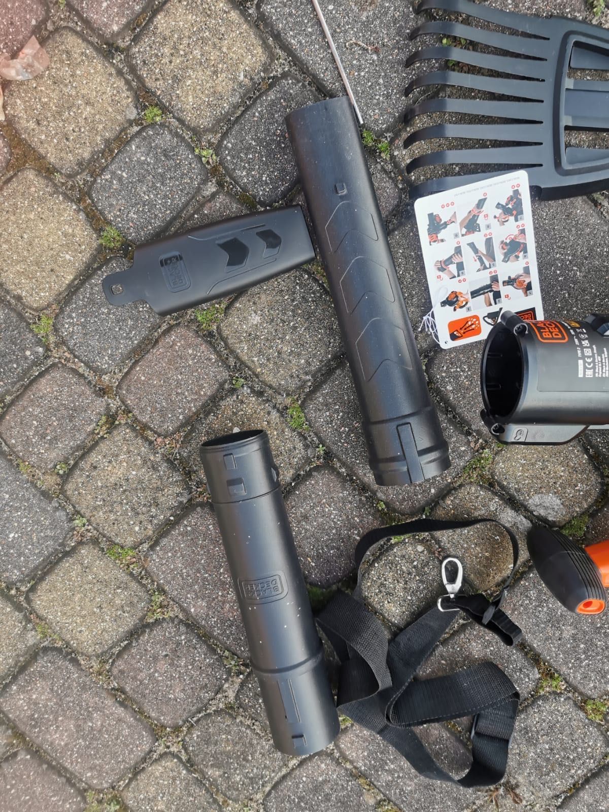 Dmuchawa odkurzacz do liści 
BlackDecker BEBLV301  urządzenie 3 w 1