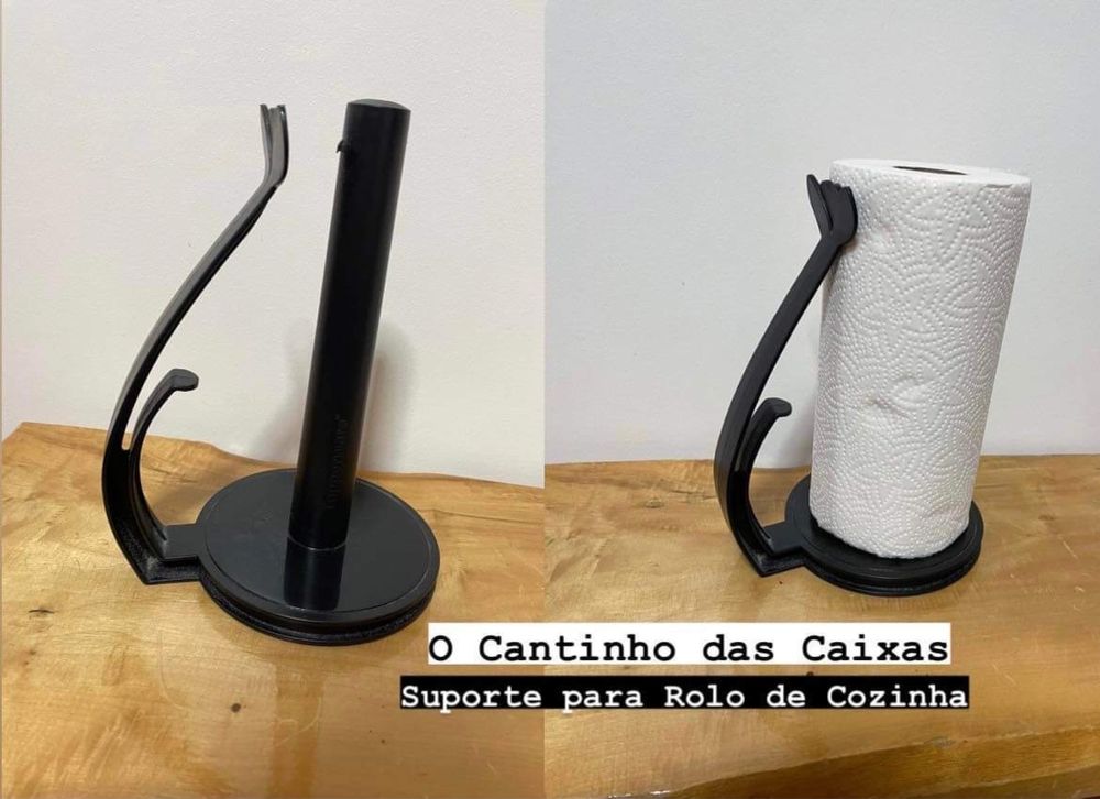 Suporte para rolo de cozinha tupperware