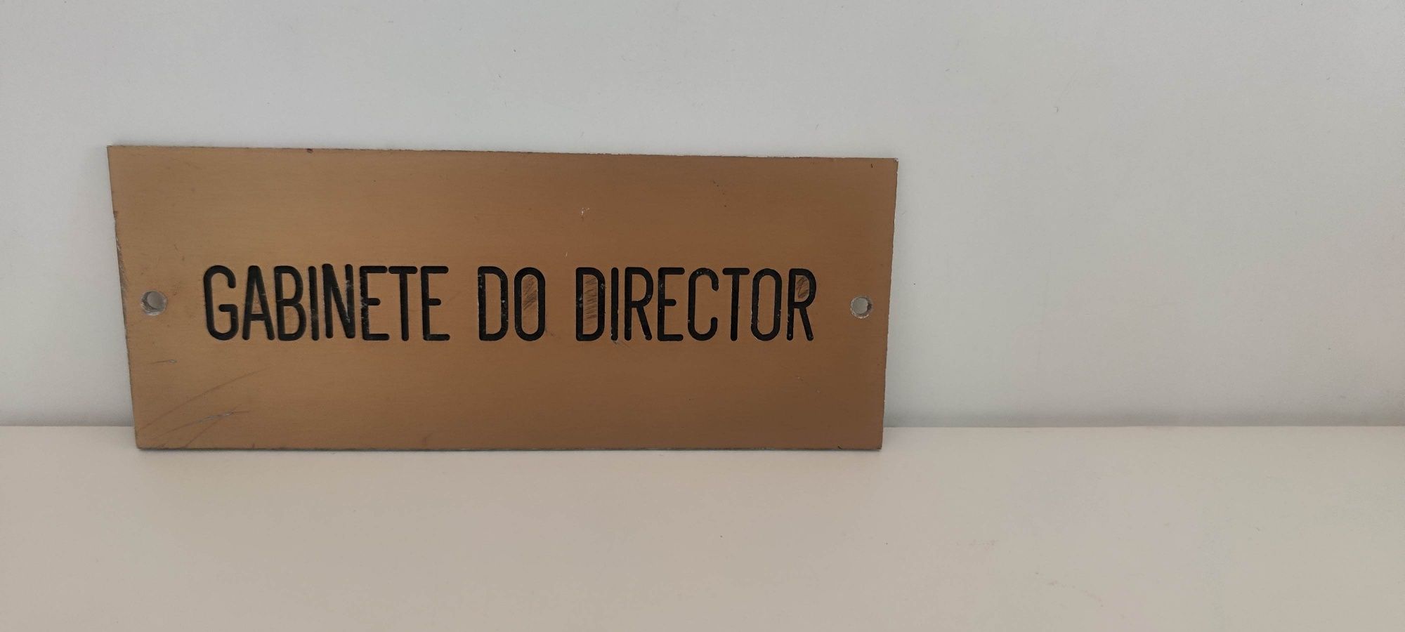 Placa Gabinete do diretor
