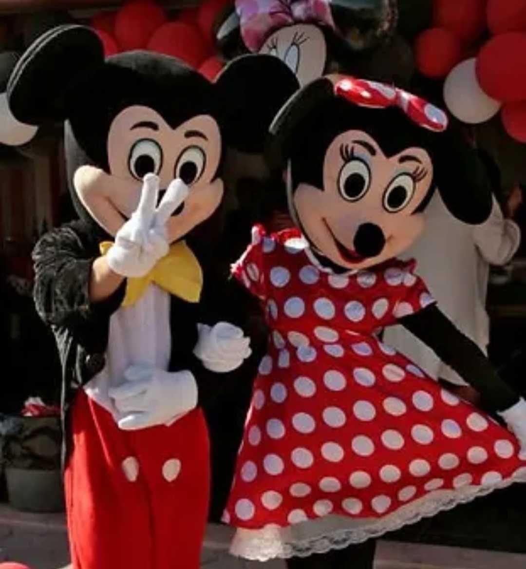 Mascotes Mickey e Minnie