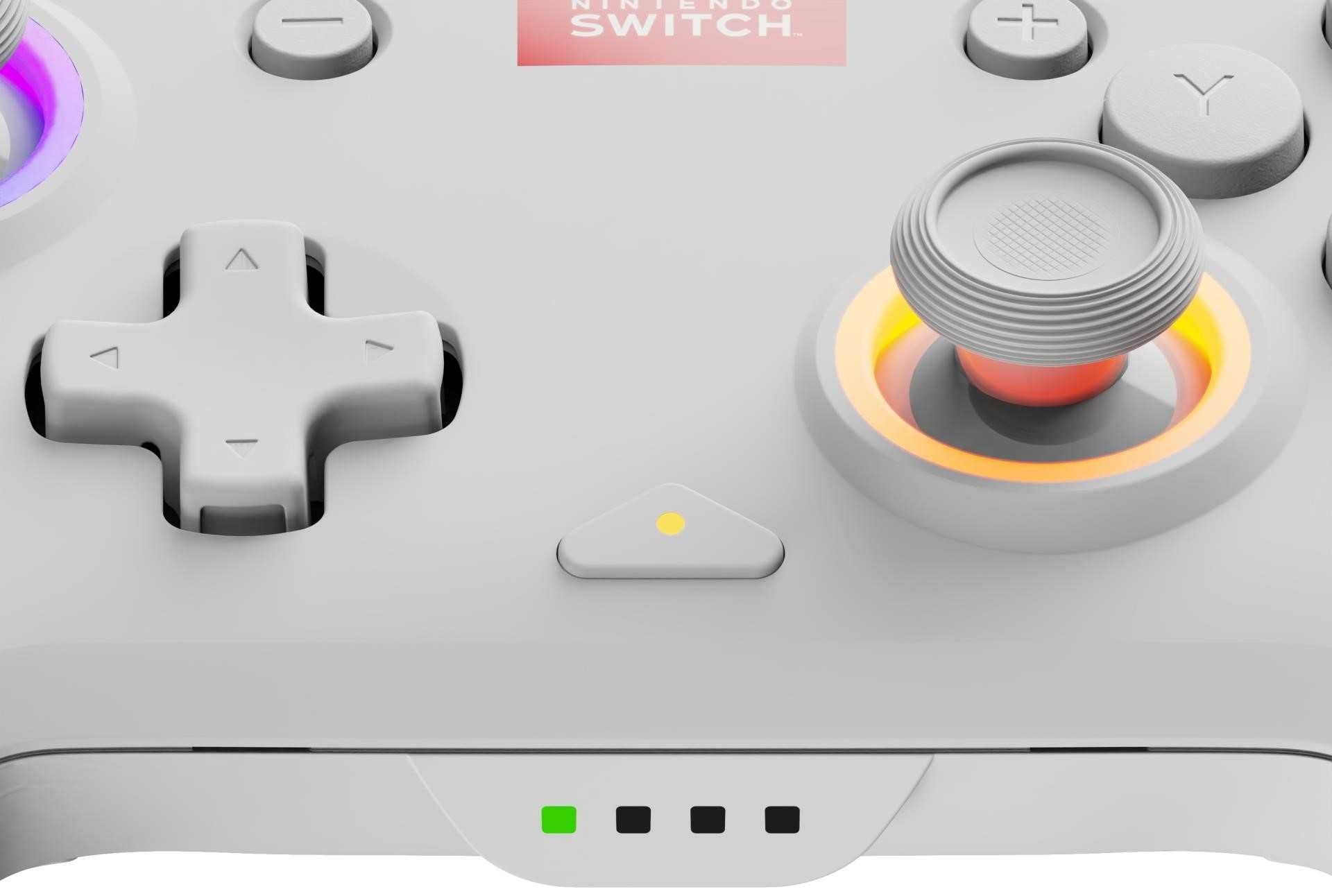 PDP do Nintendo SWITCH Pad bezprzewodowy AFTERGLOW WAVE - biały