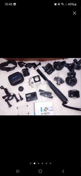 Câmara de Ação com acessórios Sports XDV