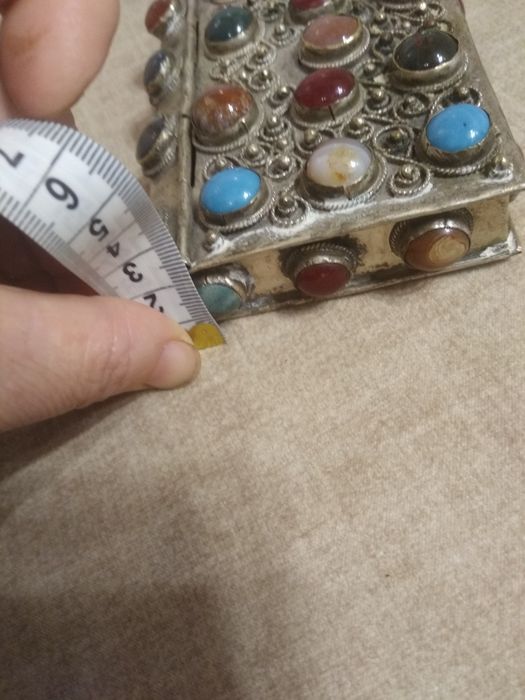 Свадебная шкатулка с камнями, натуральный камень украшение, шкатулка