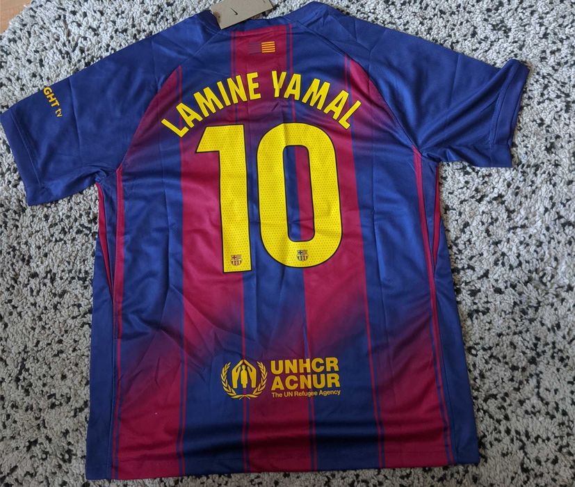 Koszulka domowa FC Barcelona sezon 25/26 – Lamine Yamal 10 Rozmiar L