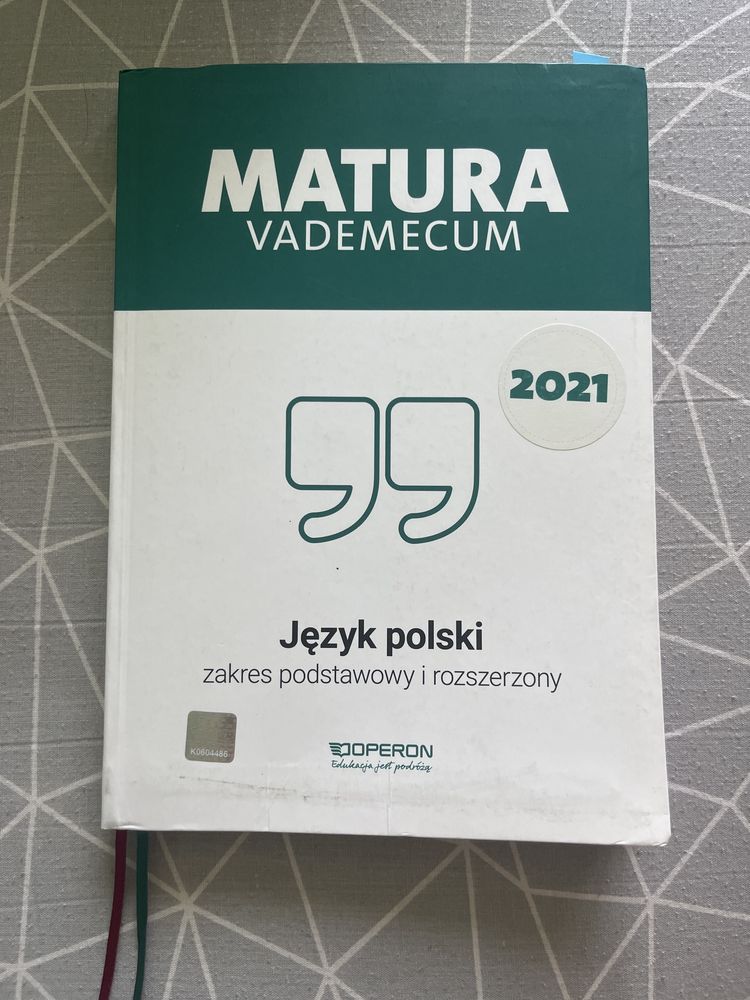 Matura vademecum język polski 2021