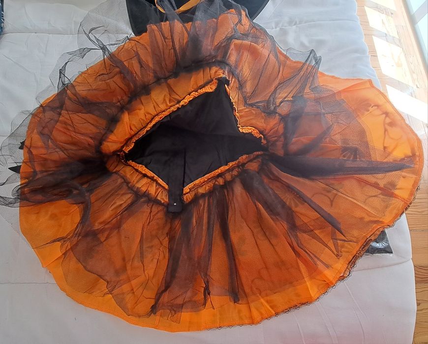 Fato Bruxa Menina/Adolescente S *novo*