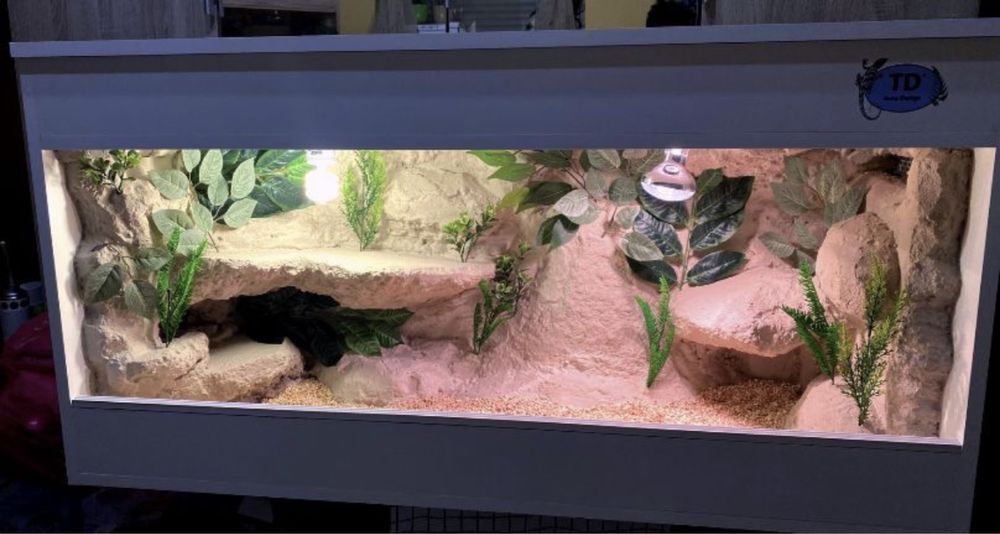 Nowe, profesjonalne terrarium dla gekona, agamy, węża i innych gadów.