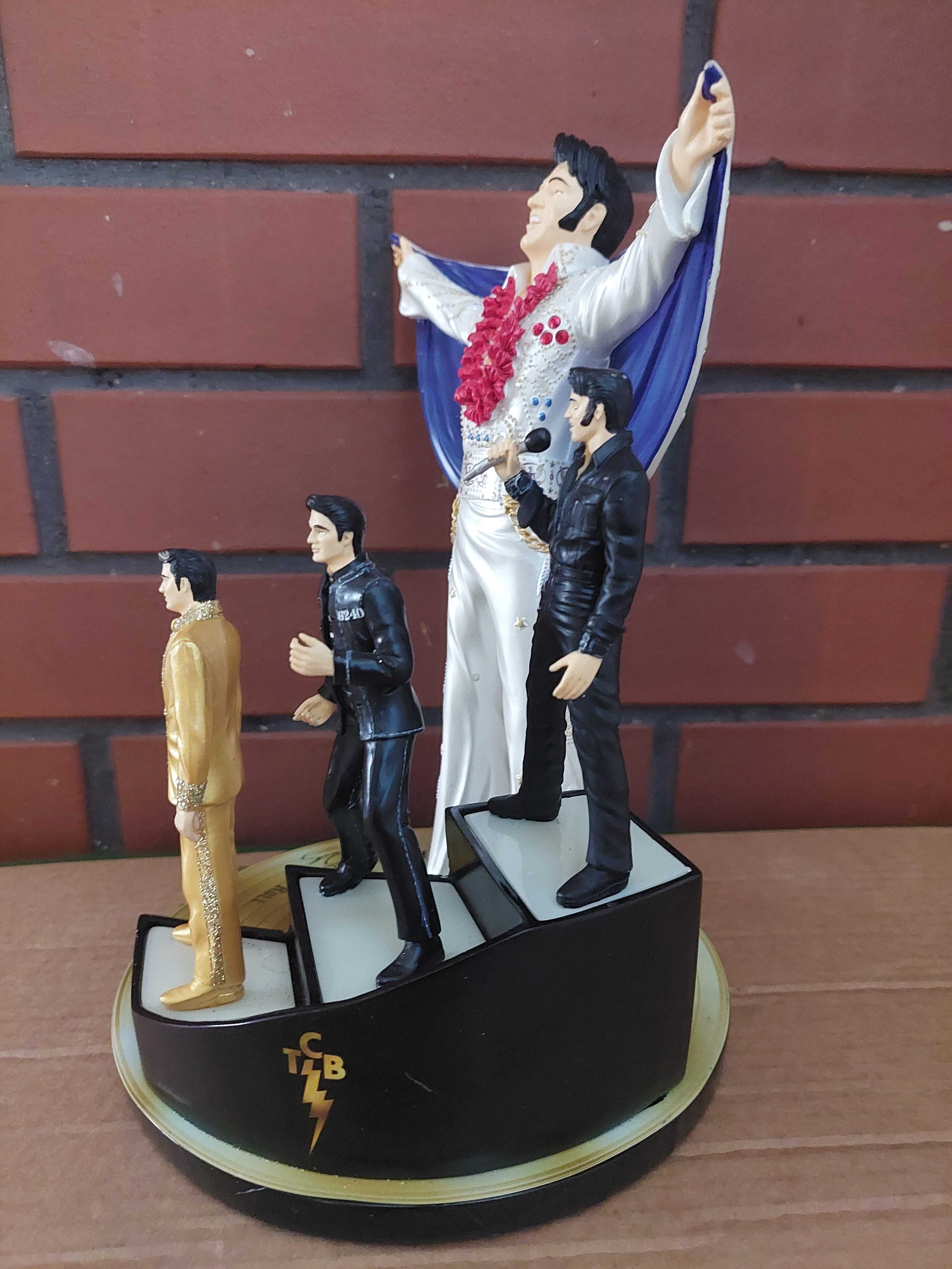 Elvis Presley król rock n roll statuetka podswietlana