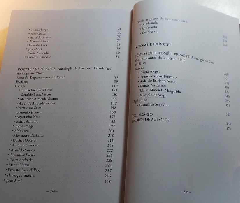 Antologias de Poesia - Angola, S. Tomé e Príncipe (Volume I)