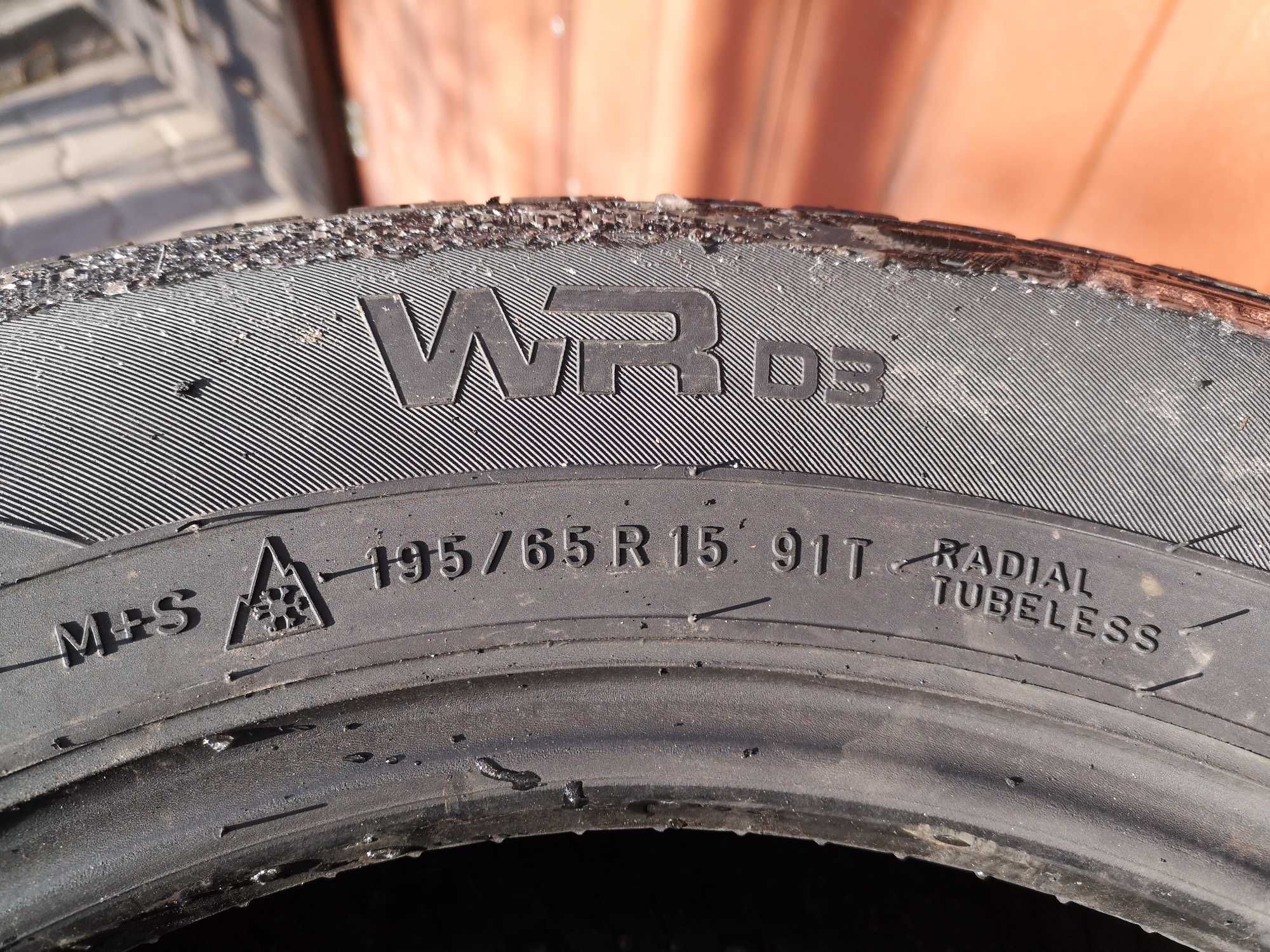 195/65 R15 91T - Nokian WR D3 (2 sztuki) NOWE