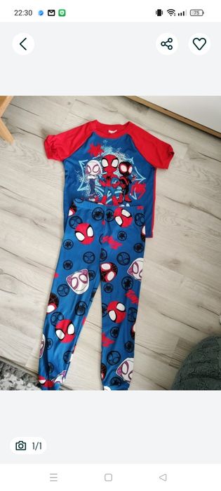 Piżama spider Man. Okazja.