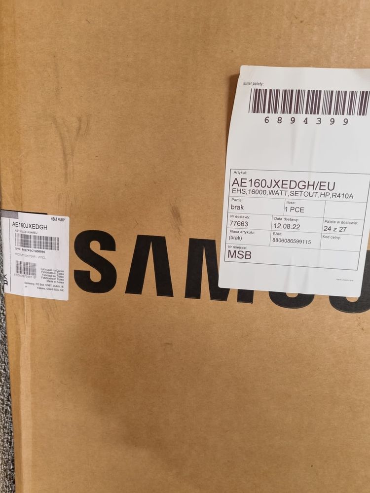 Samsung pomp ciepła + sterownik- nowe !!!