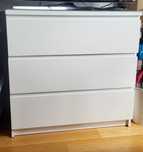 MALM komoda szafka 3 szuflady 80x78 Ikea