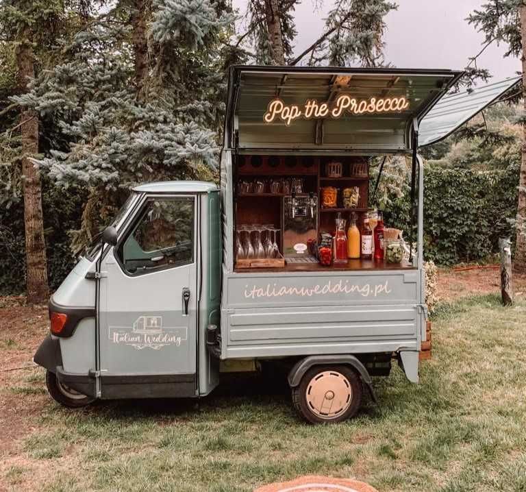 PROMOCJA / Prosecco Van / Proseccovan / Piaggio / Bar / Wesele / Ślub