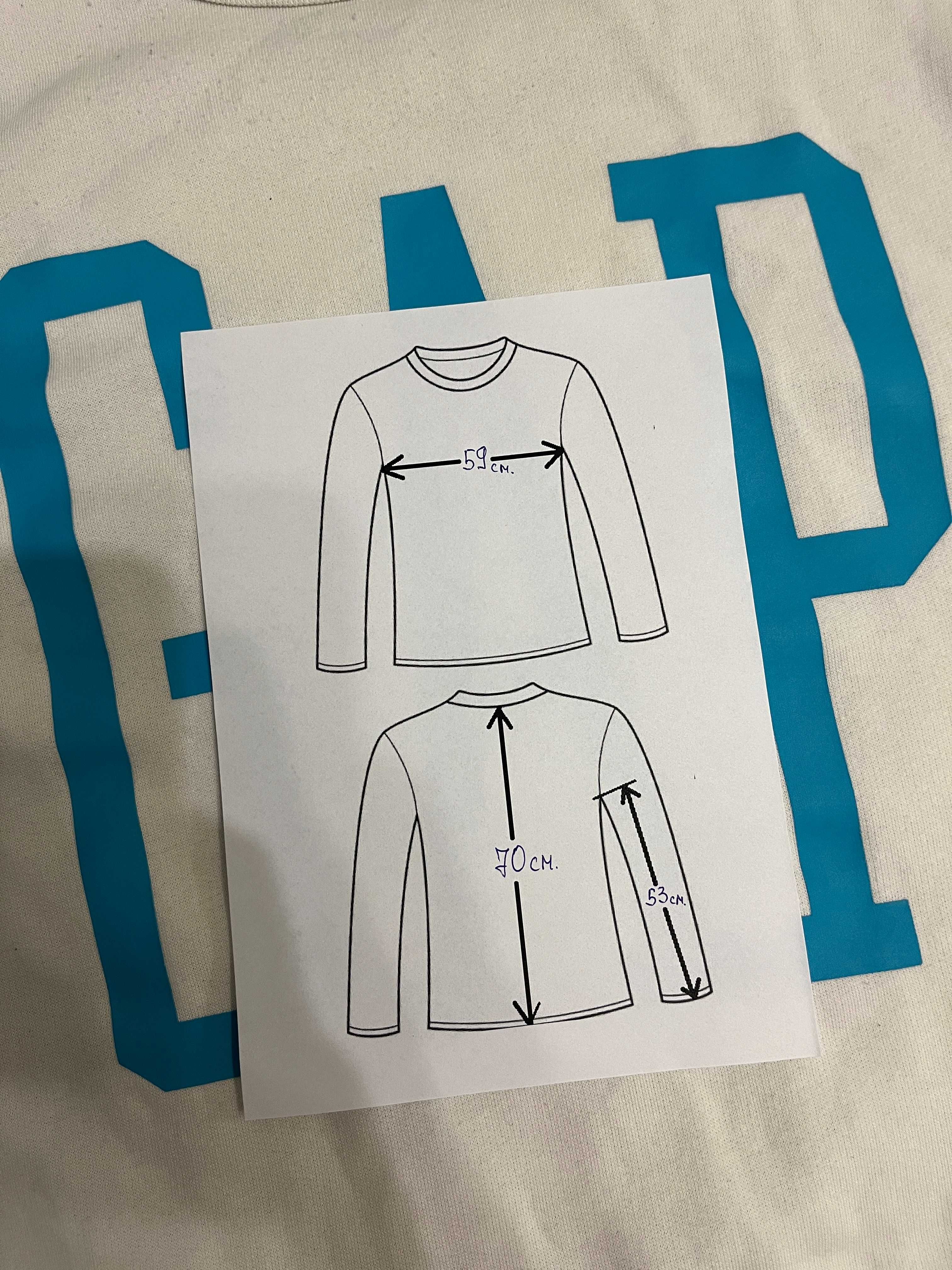 Світшот, кофта Gap Logo Pullover Sweatshirt (оригінал)