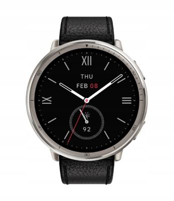 outlet smartwatch amazfit active 2 round czarny bluetooth 270 mah