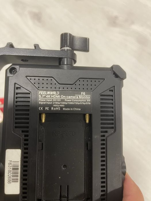 Monitor 4k - para  Camera - Feelworld F6