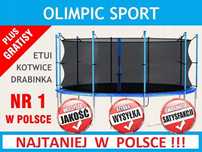 TRAMPOLINA 245cm Olimpic Z SIATKA 4xGRATIS .Czyszczenie magazynu.