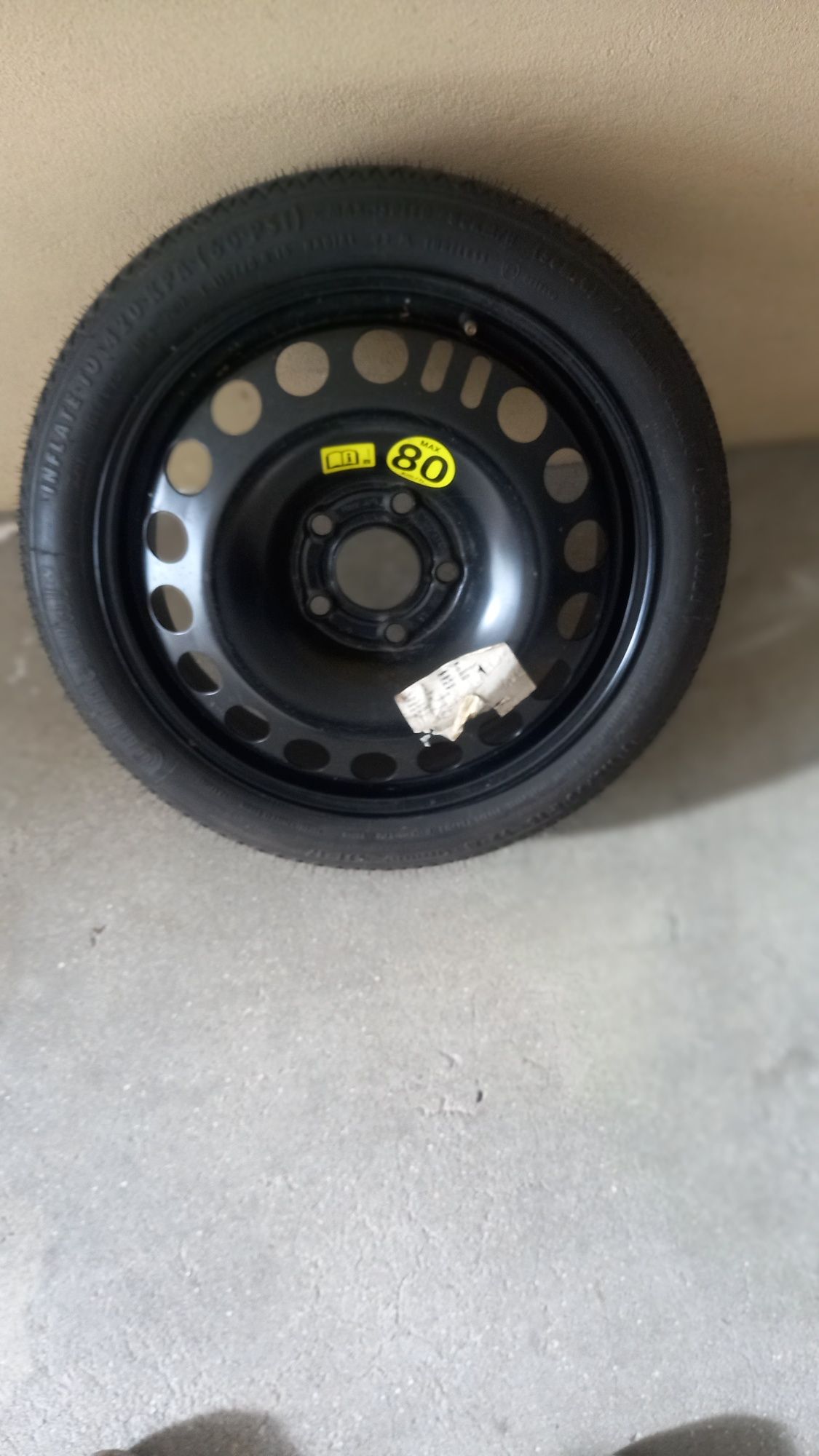 Pneu suplente opel astra jante 16"