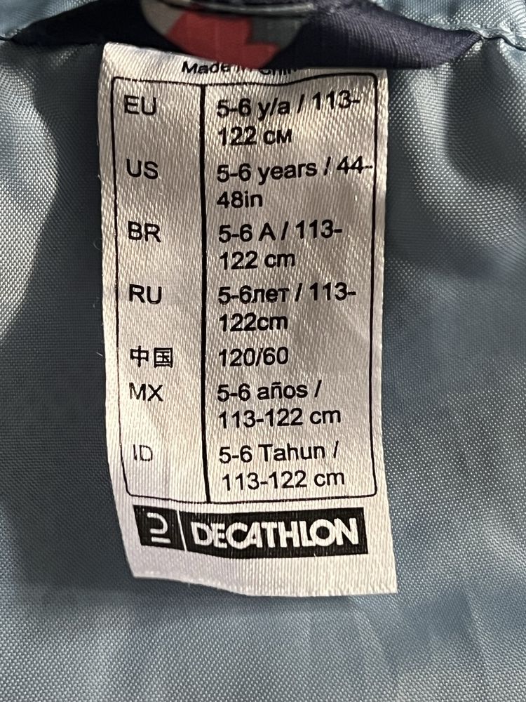 Kurtka turystyczna dla dzieci Quechua MH500 wodoodporna
