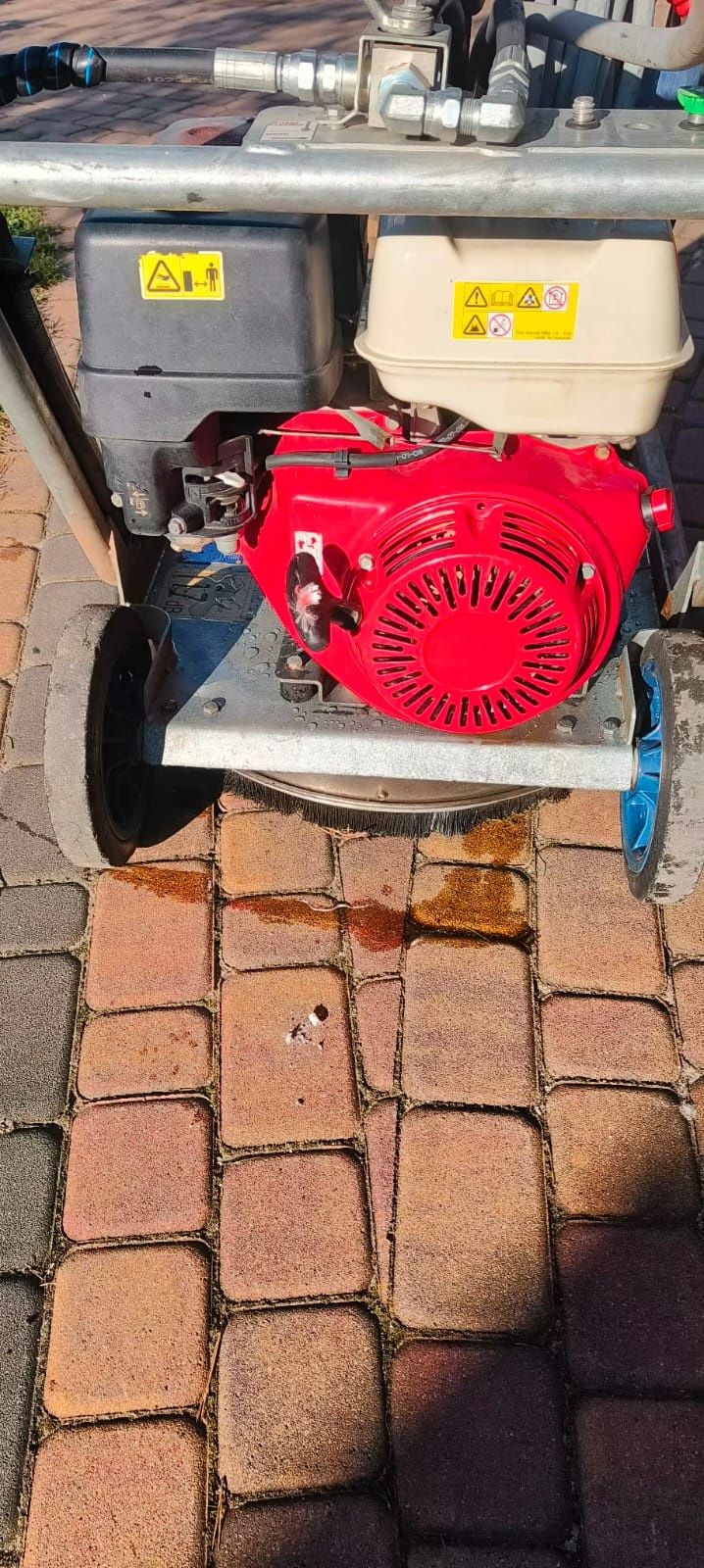 Podwójna myjka ciśnieniowa makinex do kostki honda 390