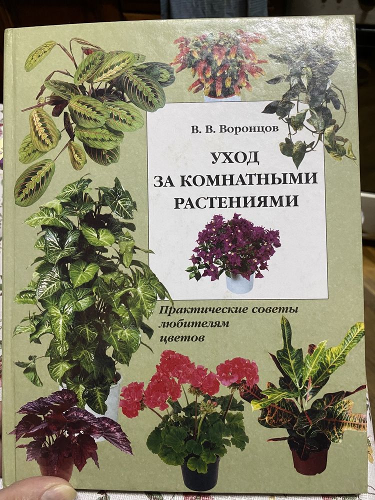 Комнатные растения , книга .