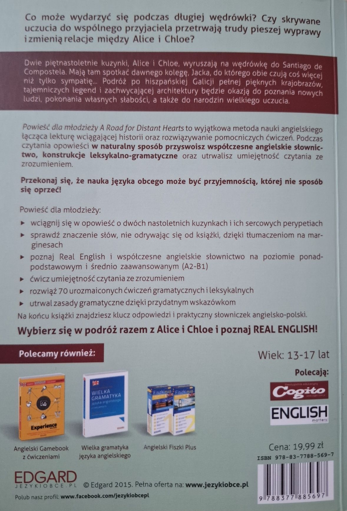 Zestaw powieści do nauki angielskiego edgard angielski z ćwiczeniami