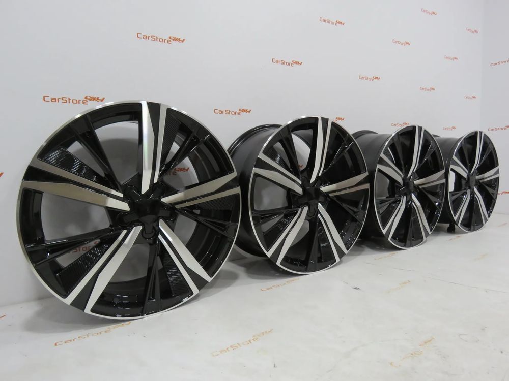Jantes Look Peugeot GT Line 18 x 8 et 45 5x108 Preto + Polido