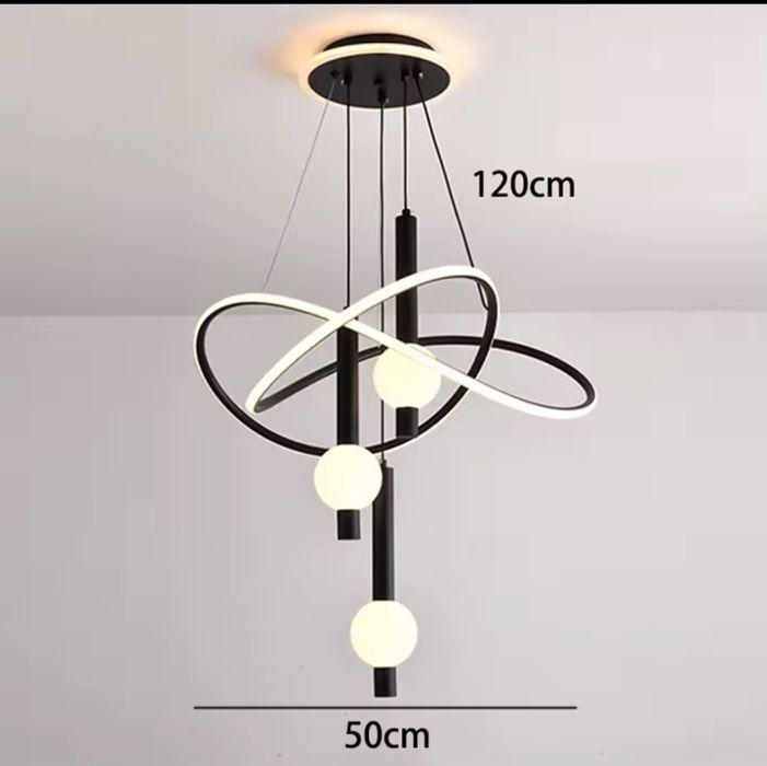 Знижка!! Люстра світильник лед 120 см. три кольори світла