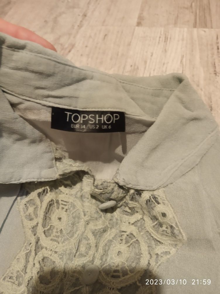 Bluzka koszulowa Topshop rozm. S