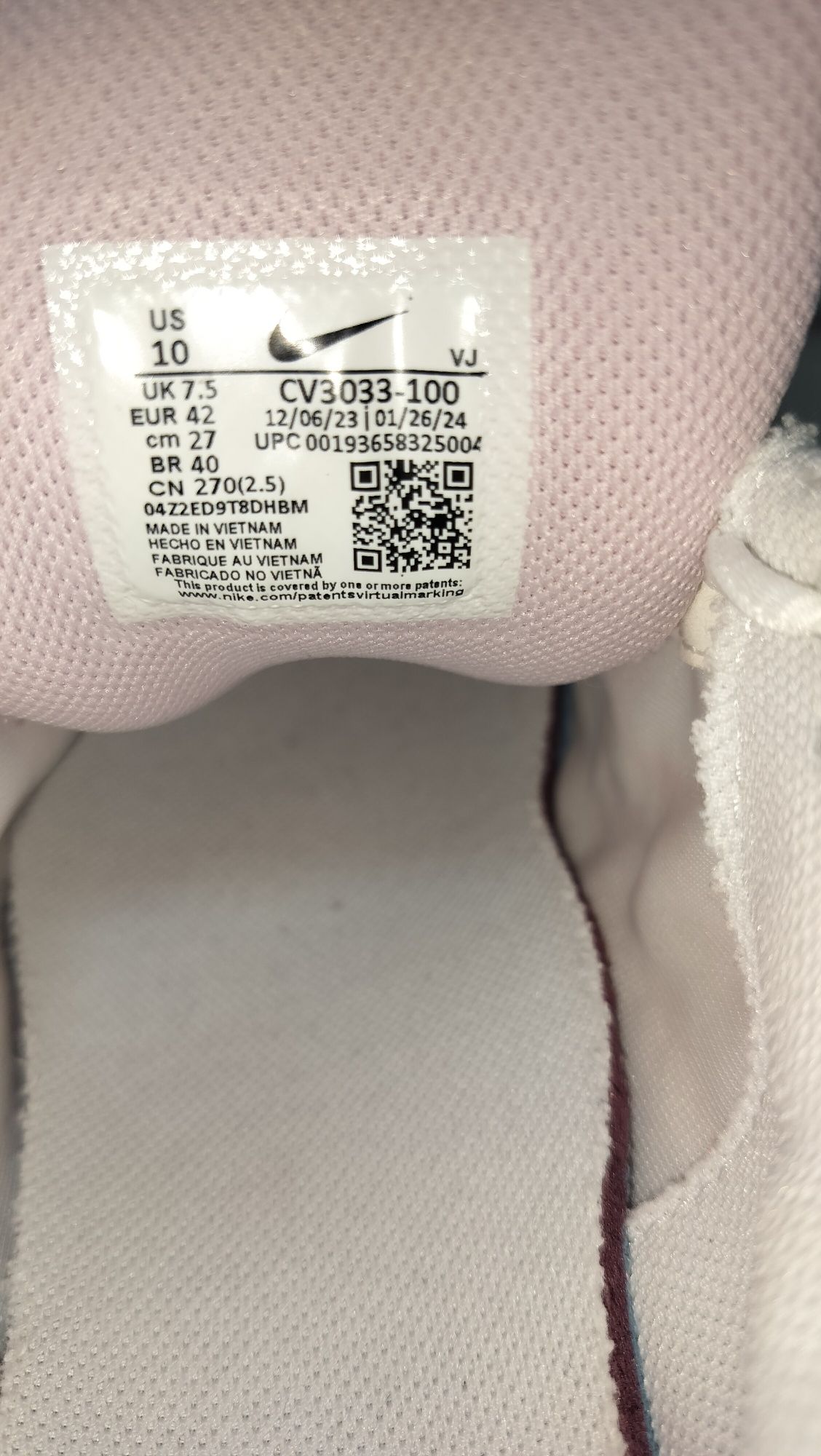 Кроссовки Nike P-6000 White . Размер 41