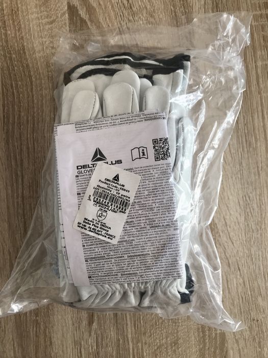 Rękawice Delta Plus FBN49, bydlęca skóra licowa, paczka 12 par, rozm.9