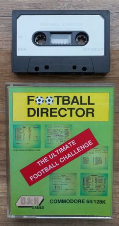 Football Director prezent Commodore 64 128 C gra