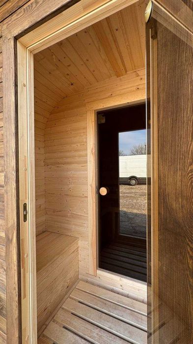 Sauna ogrodowa QUADRO 240 cm do montażu