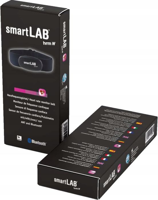 Nowy smartLAB hrm W pulsometr pas piersiowy/pasek Bluetooth i ANT