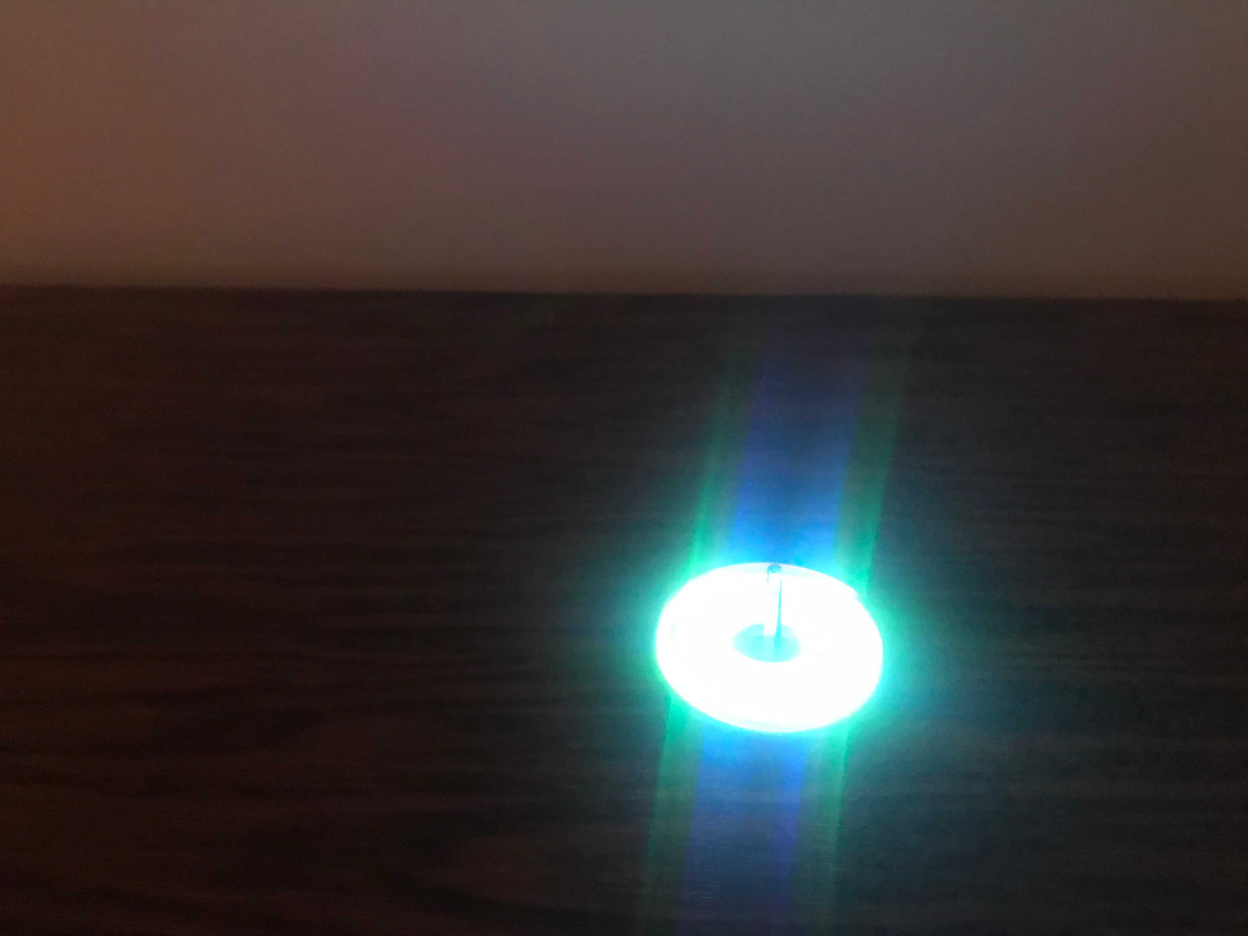 bączek świecący LED diy kręcące kółko elektroniczne