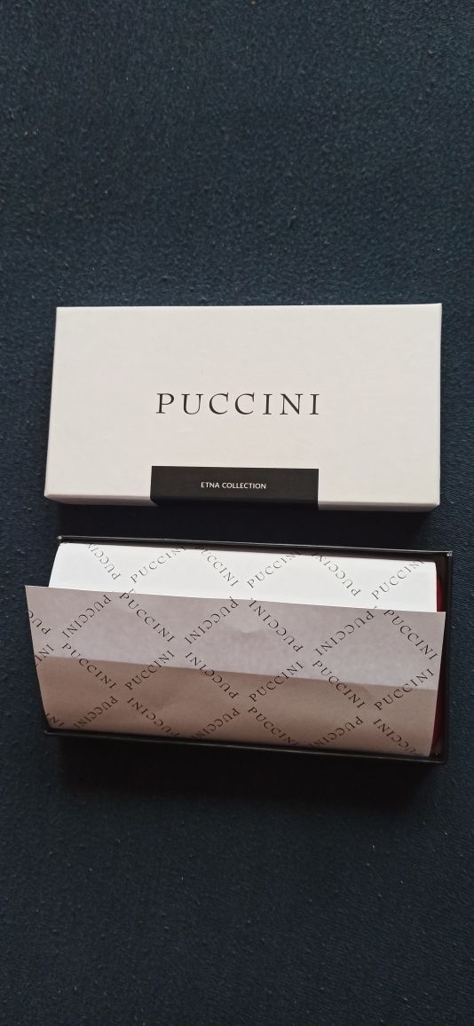 Etui na klucze Puccini czerwone i czarne