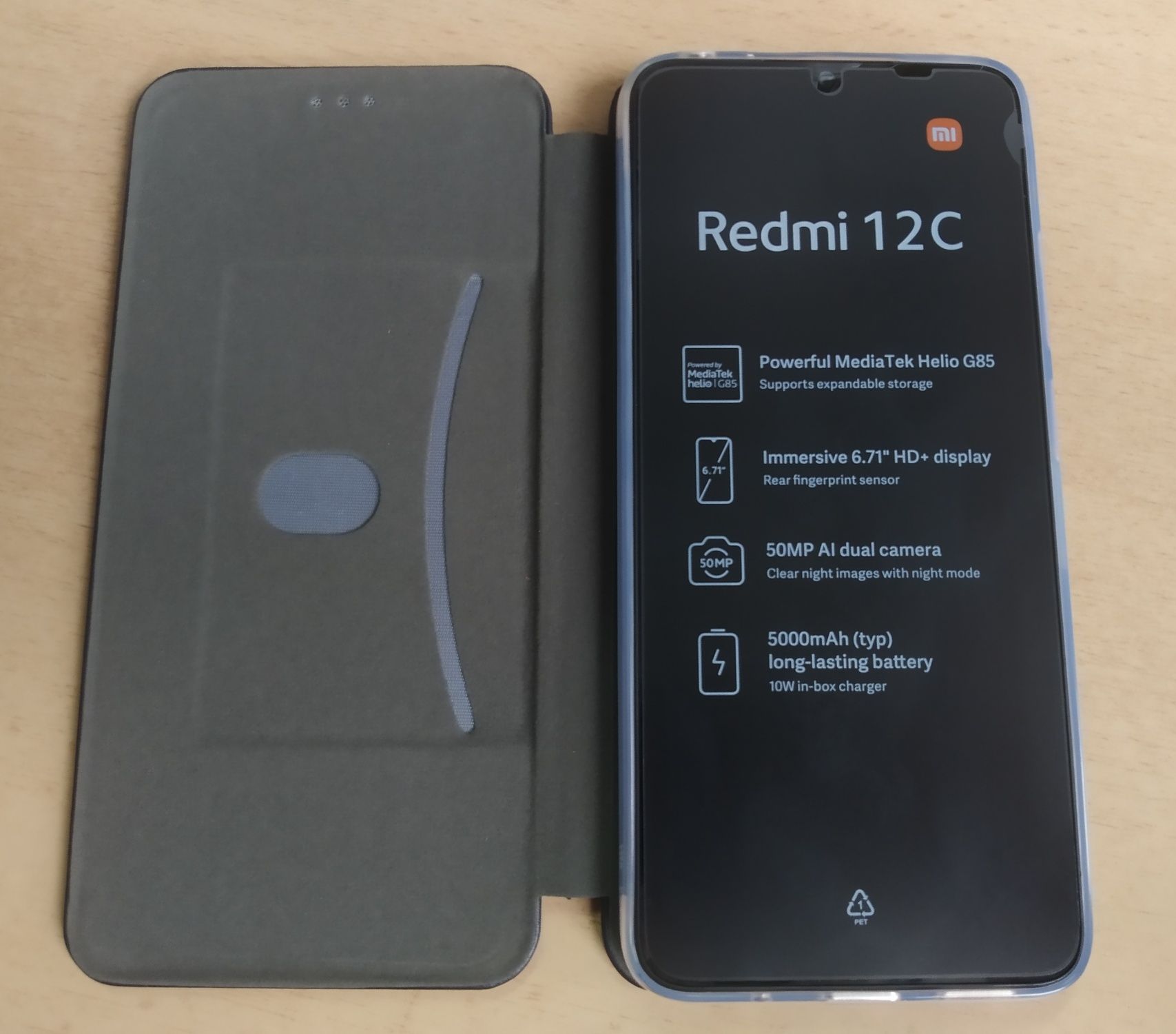 Чохол книжка Xiaomi Redmi 12C, Redmi 10C