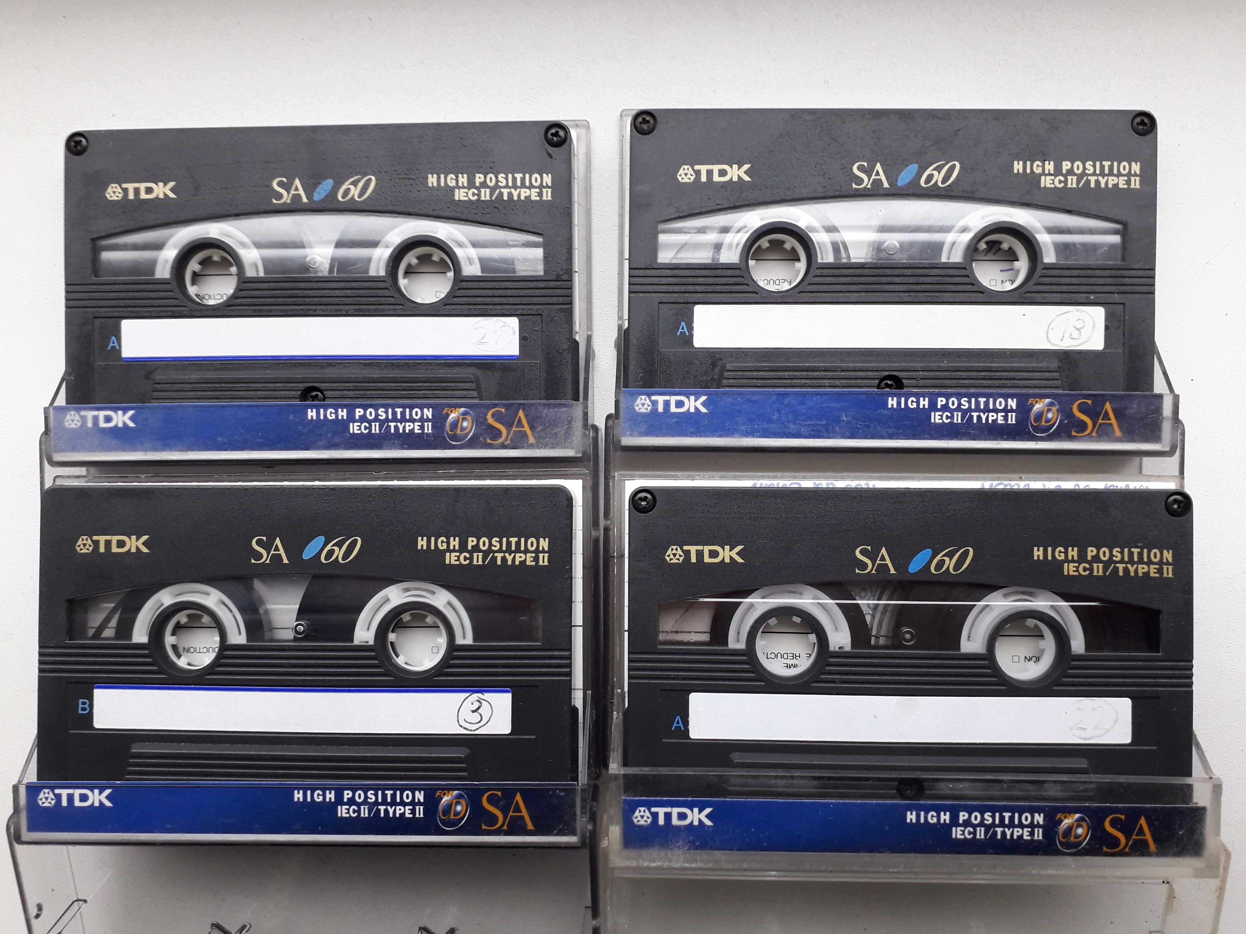 Кассета BASF Chrome90/Denon LX90/Philips Fs60/Oxus RS90/TDK SA60