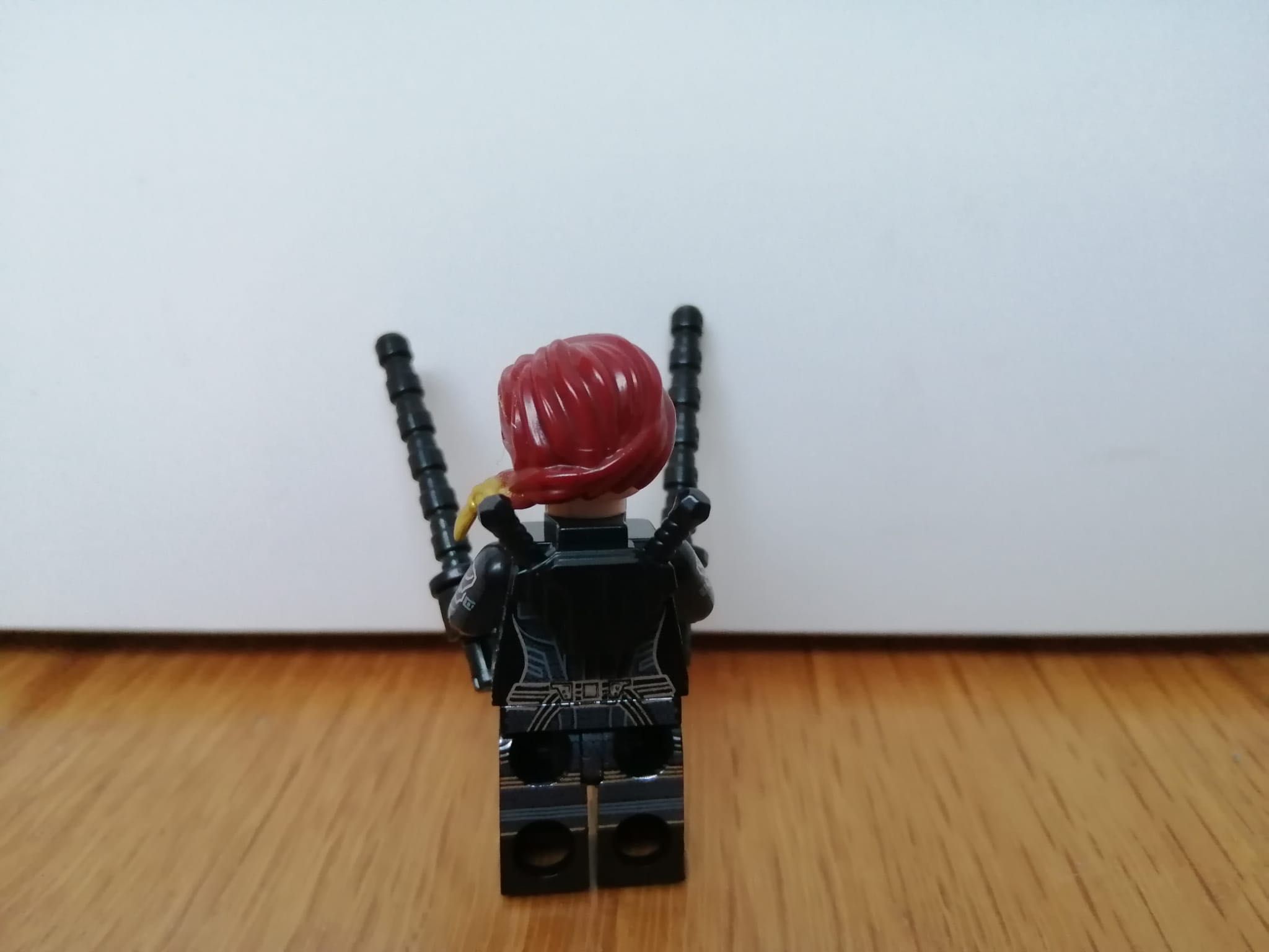 Figura Avengers/Vingadores Black widow/viuva negra tipo lego da Marvel