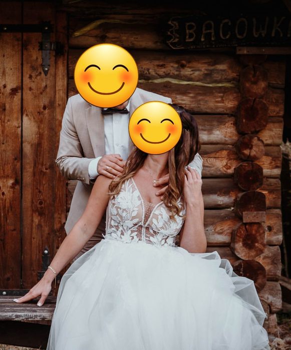 Suknia ślubna ivory rozmiar 38