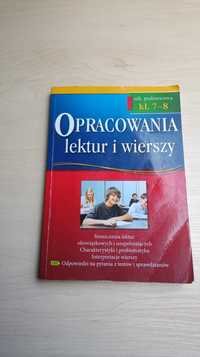 Opracowania lektur i wierszy z Języka Polskiego dla klas 7 i 8