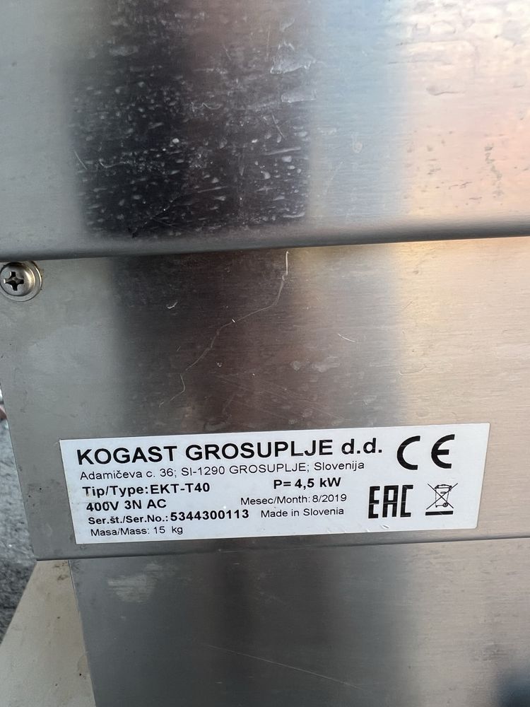 Макароноварка Kogast EKT-T40 4,5кВт
