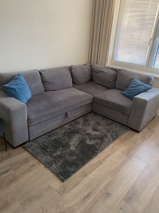 Narożnik  Vox z funkcją spania i pojemnikiem na pościel