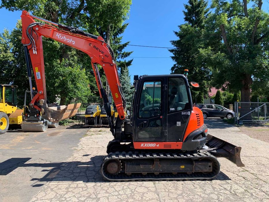 Kubota KX080-4 koparka 8 ton 3 łyżki 2225 mtg 2021 KX 080, 229000 zł