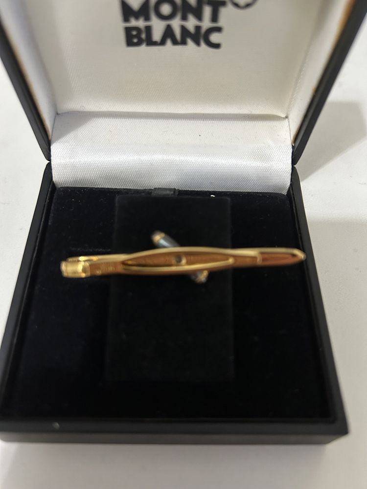 Mola / Clip de gravata Montblanc Meisterstuck Pen gold